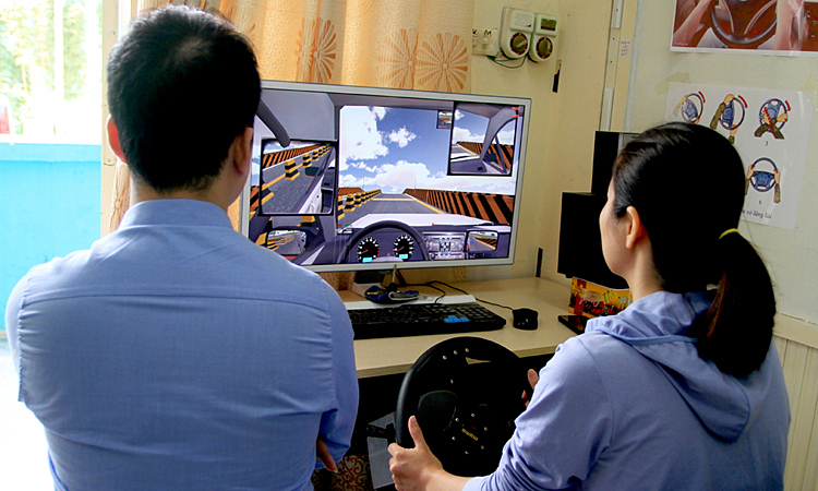 “驾驶考试就像一场电子游戏，只有靠技巧才能获胜”