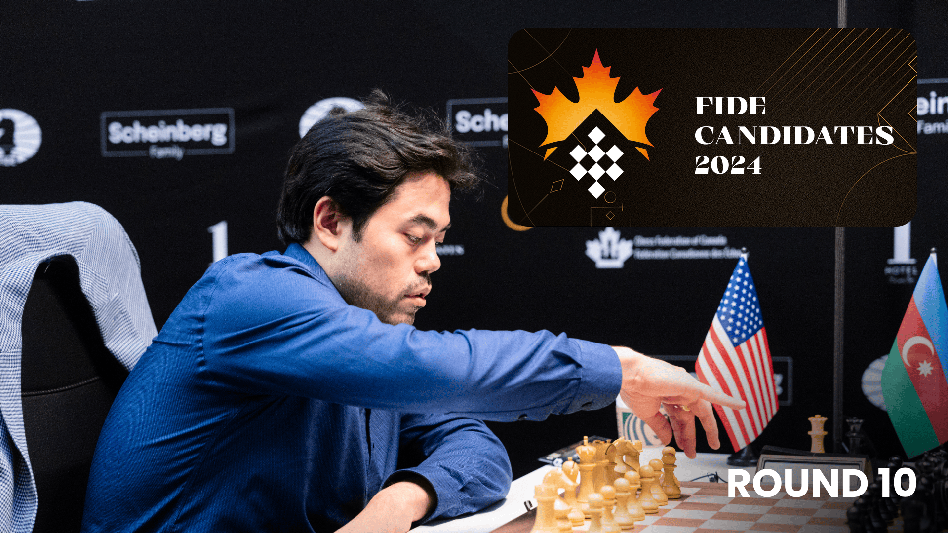 2024 年国际棋联候选人锦标赛 - 第 10 轮：中村和卡鲁阿纳回归；她和 Tan 一起领先